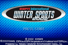 ESPN International Winter Sports 2002 Title Screen